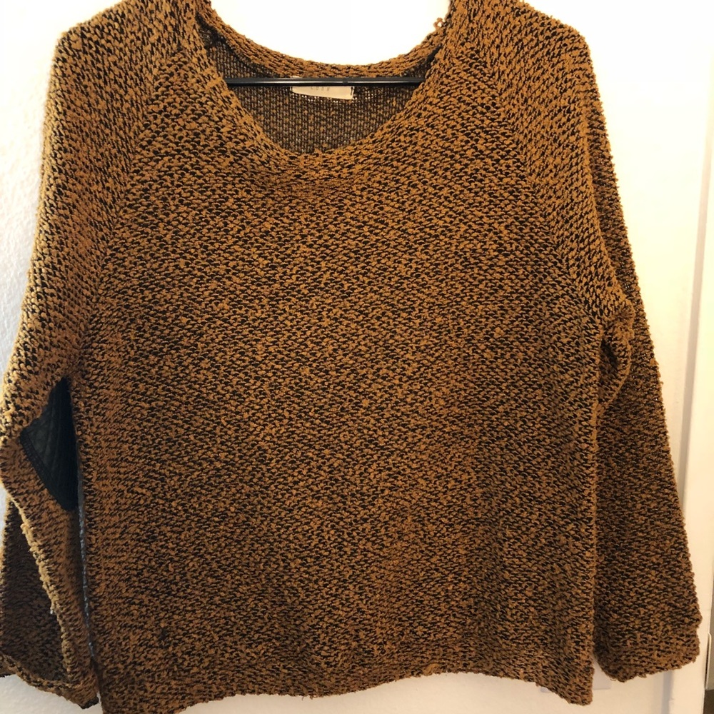 mustard yellow sweater